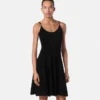 Chenille-Mini-Kleid mit ausgestelltem Rock