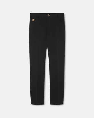 Chino-Hose aus Baumwollgabardine