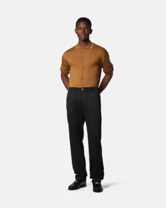 Chino-Hose aus Baumwollgabardine