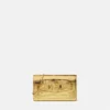 Clutch mit Krokodillederoptik und Medusa 95