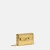 Clutch mit Krokodillederoptik und Medusa 95