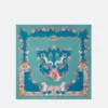 Coral Theatre Großer Seidenfoulard 90 cm