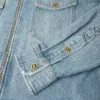 Denim-Overshirt mit Reißverschluss