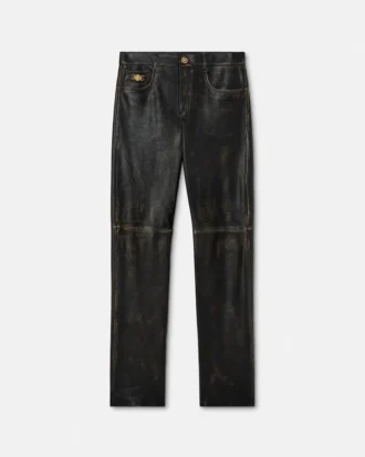 Distressed-Lederhose