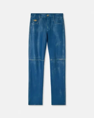 Distressed-Lederhose