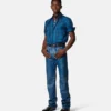 Distressed-Lederhose