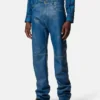 Distressed-Lederhose