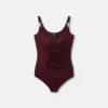 Drapierter Body aus Viskose-Jersey