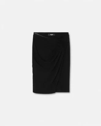 Drapierter Midirock