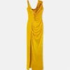 Drapiertes Kleid aus Viskose-Jersey