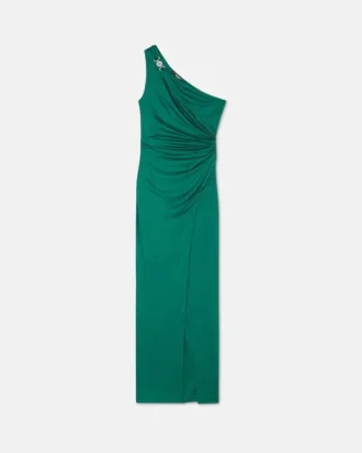 Drapiertes Kleid aus Viskose-Jersey