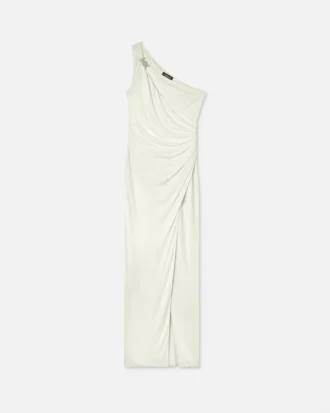 Drapiertes Kleid aus Viskose-Jersey