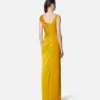 Drapiertes Kleid aus Viskose-Jersey