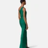 Drapiertes Kleid aus Viskose-Jersey