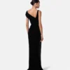 Drapiertes Samtkleid