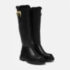 Drew Barock-Schnallen-Kniehohe Stiefel