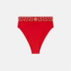 ECONYL® Bikini-Höschen mit hoher Taille