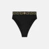 ECONYL® Bikini-Höschen mit hoher Taille