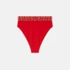 ECONYL® Bikini-Höschen mit hoher Taille