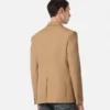 Einreihiger Blazer aus melierter Wolle