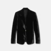 Einreihiger Blazer aus Samt