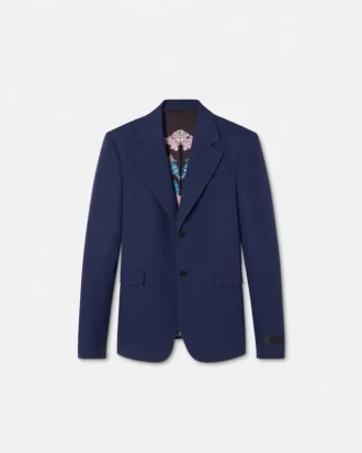 Einreihiger Blazer aus Wolle