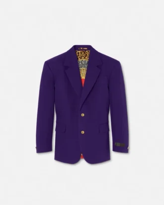 Einreihiger Blazer aus Wolle