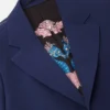 Einreihiger Blazer aus Wolle