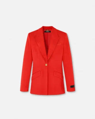 Einreihiger DV-Blazer aus Wolle