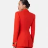Einreihiger DV-Blazer aus Wolle