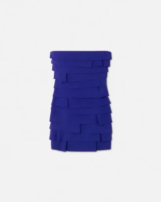 Envers Satin Trägerloses Minikleid