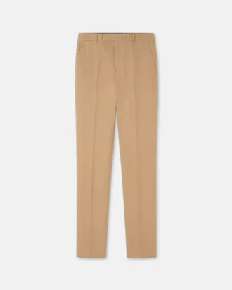 Formelle Hose aus melierter Wolle