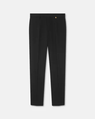Formelle Hose aus Wolle mit schmalem Bein