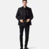 Formelle Hose mit Leoparden-Jacquardmuster