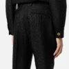Formelle Hose mit Leoparden-Jacquardmuster