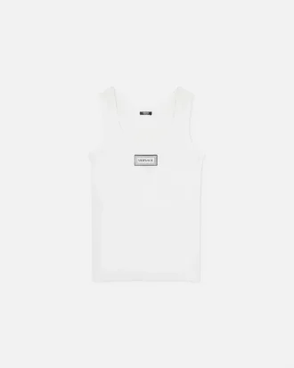 Geripptes Stretch-Baumwoll-Tanktop