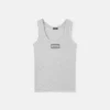 Geripptes Stretch-Baumwoll-Tanktop