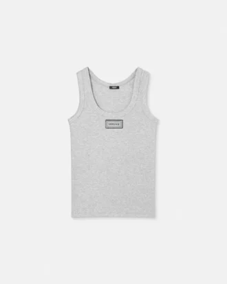 Geripptes Stretch-Baumwoll-Tanktop