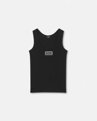 Geripptes Stretch-Baumwoll-Tanktop