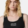 Geripptes Stretch-Baumwoll-Tanktop