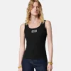 Geripptes Stretch-Baumwoll-Tanktop