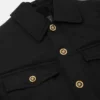 Gesteppte Jacke aus zerknittertem Nylonsatin