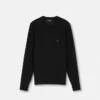 Gestickter Pullover aus Wollmischstrick