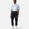 Gestreiftes Slim-Fit-Hemd aus Baumwollpopeline