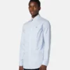 Gestreiftes Slim-Fit-Hemd aus Baumwollpopeline