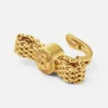 Gianni Ribbon Clip-Ohrring