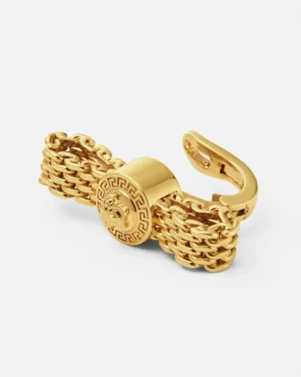 Gianni Ribbon Clip-Ohrring