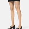 Gianni Ribbon Lack-Pumps mit Blockabsatz 55 mm