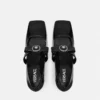 Gianni Ribbon Lack-Pumps mit Blockabsatz 55 mm