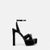 Gianni Ribbon Lack-Sandalen 140 mm